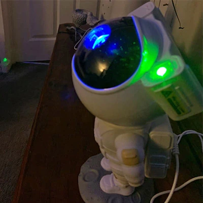 Keilini Astronaut Galaxy Projector on table